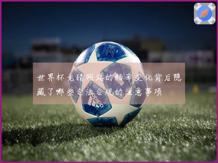 世界杯竞猜网站的赔率变化背后隐藏了哪些合法合规的注意事项